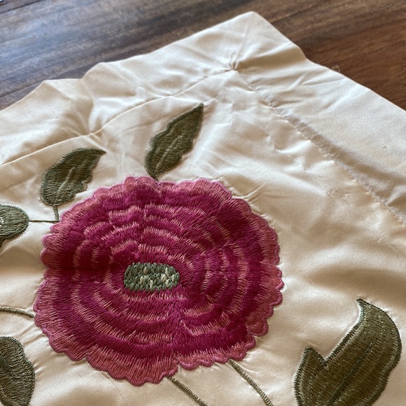 Pierre Deux embroidered fabric pillow sham - Picture 4 of 10